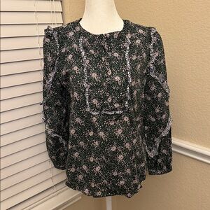 J. Crew Liberty of London Mixed Franklin Floral Top Women's Small